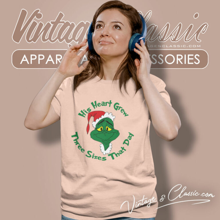 Three Size That Grinch Christmas Women T Shirt Three Size That Grinch Christmas Women T Shirt