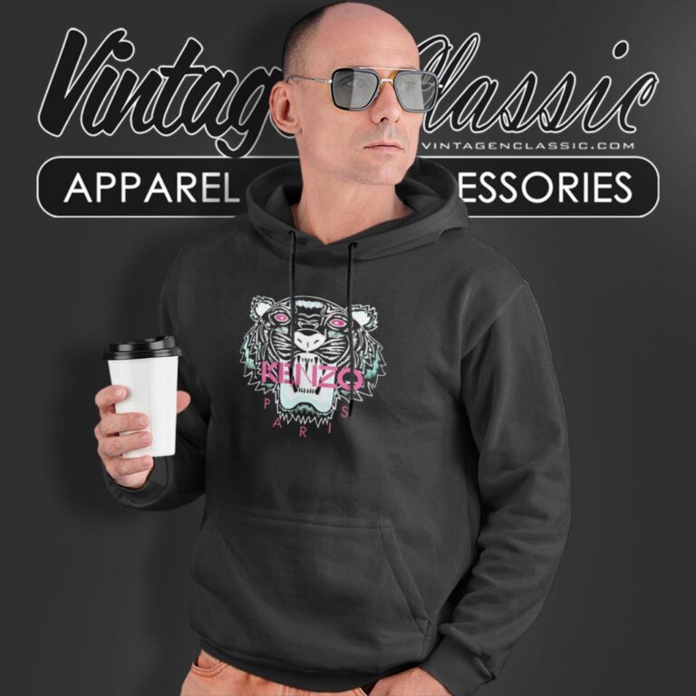 Tiger Kenzo Paris Logo Hoodie Tiger Kenzo Paris Logo Hoodie