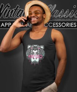 Tiger Kenzo Paris Logo Shirt 6 Tiger Kenzo Paris Logo Tank Top Racerback