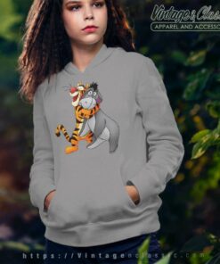 Tigger Hugging Eeyore Winnie The Pooh Hoodie