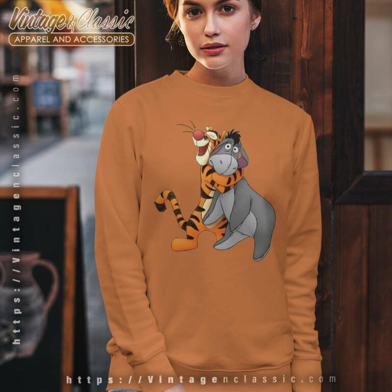 Tigger Hugging Eeyore Winnie The Pooh Sweatshirt Tigger Hugging Eeyore Winnie The Pooh Sweatshirt
