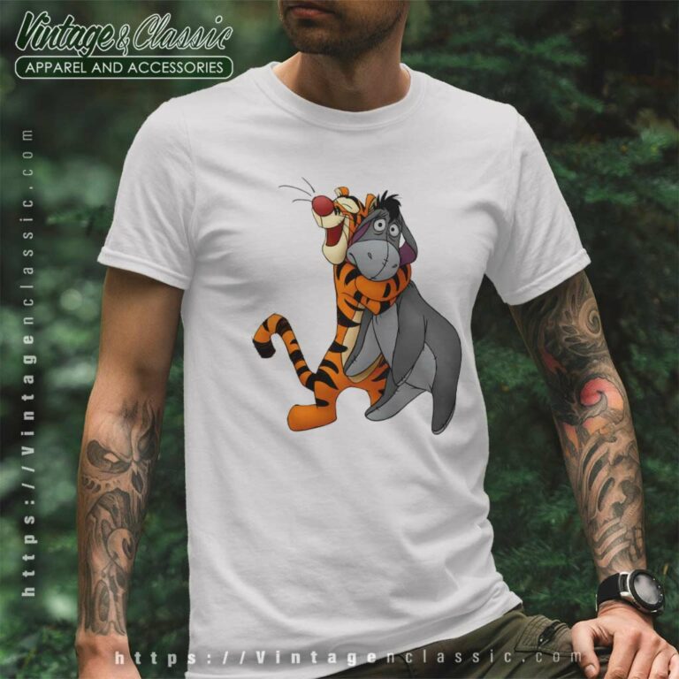 Tigger Hugging Eeyore Winnie The Pooh T Shirt Tigger Hugging Eeyore Winnie The Pooh T Shirt