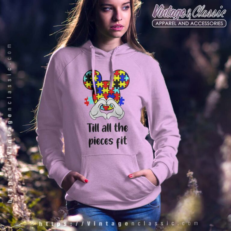 Mickey Till All The Pieces Fit Autism Hoodie Mickey Till All The Pieces Fit Autism Hoodie