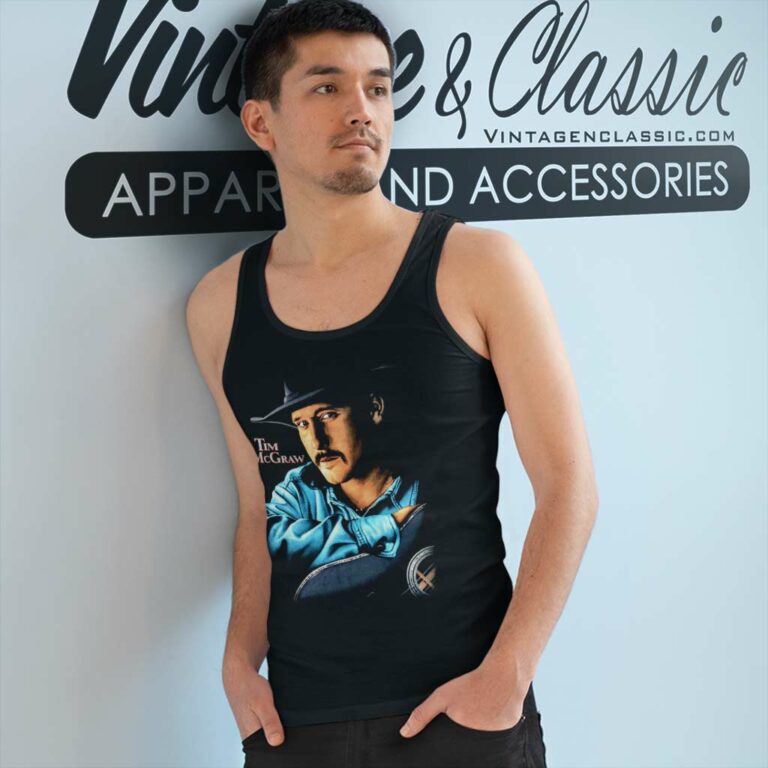 Tim Mcgraw 90s Country Music Pop Rock Band Tank Top Racerback Tim Mcgraw 90s Country Music Pop Rock Band Tank Top Racerback