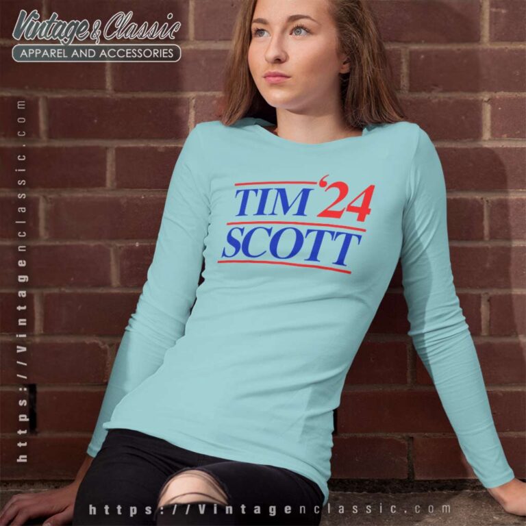 Tim Scott Faith In America 2024 Long Sleeve Tee Tim Scott Faith In America 2024 Long Sleeve Tee