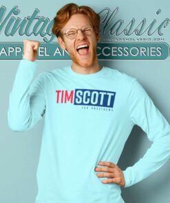 Tim Scott For President 2024 Shirt 5 Tim Scott For President 2024 Long Sleeve Tee
