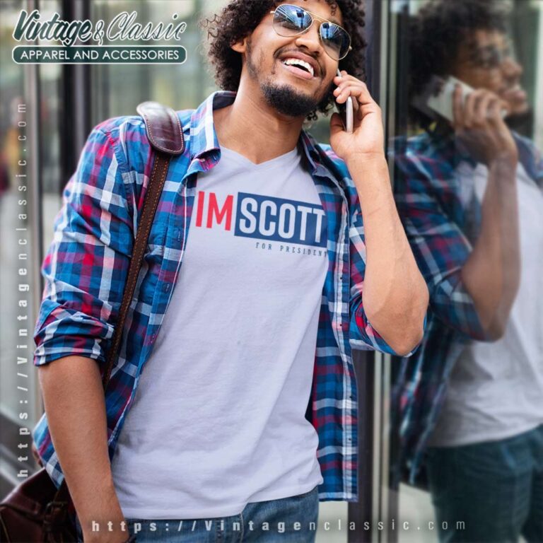 Tim Scott For President 2024 V Neck TShirt Tim Scott For President 2024 V Neck TShirt