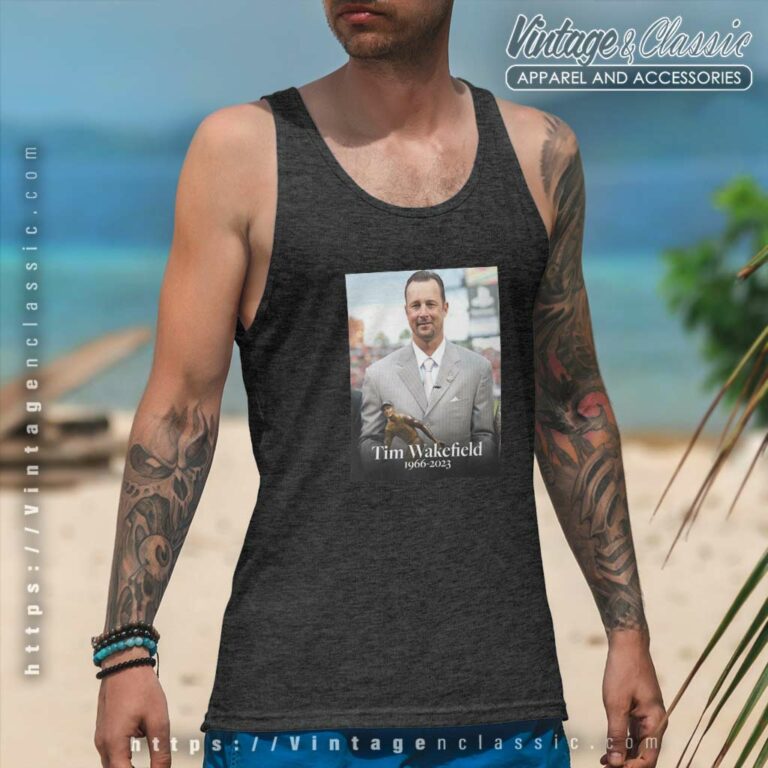 Tim Wakefield 1966 2023 Tank Top Racerback Tim Wakefield 1966 2023 Tank Top Racerback