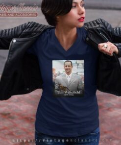 Tim Wakefield 1966 2023 V Neck TShirt