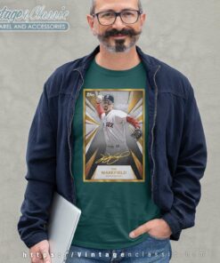 Tim Wakefield Boston Red Sox Iconic Signatures Long Sleeve Tee