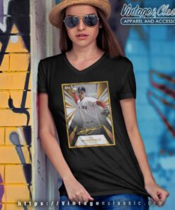 Tim Wakefield Boston Red Sox Iconic Signatures V Neck TShirt