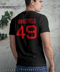 Tim Wakefield Shirt Boston Red Sox Number Kit 4 Tim Wakefield Shirt Boston Red Sox Number Kit T Shirt Back Side