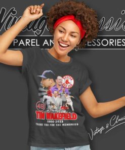 Tim Wakefield Shirt Thank You For The Memories Signatures 6 Tim Wakefield Shirt Thank You For The Memories Signatures Women TShirt