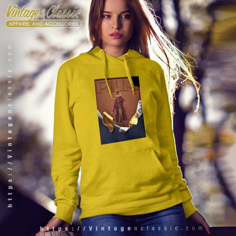 Timothee Chalamet Covers Shirt In Wonka Total Film Hoodie Timothee Chalamet Covers Shirt In Wonka Total Film Hoodie