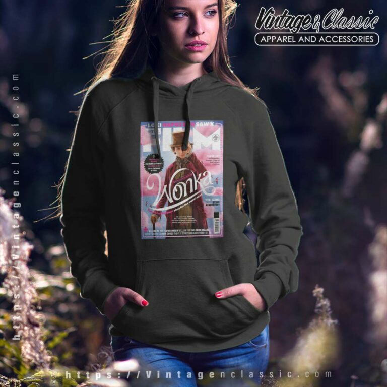 Timothee Chalamet In Wonka Total Film Poster Shirt New Look At Hoodie Timothee Chalamet In Wonka Total Film Poster Shirt New Look At Hoodie