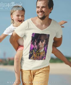 Timothee Chalamet Wonka Movie Poster V Neck TShirt