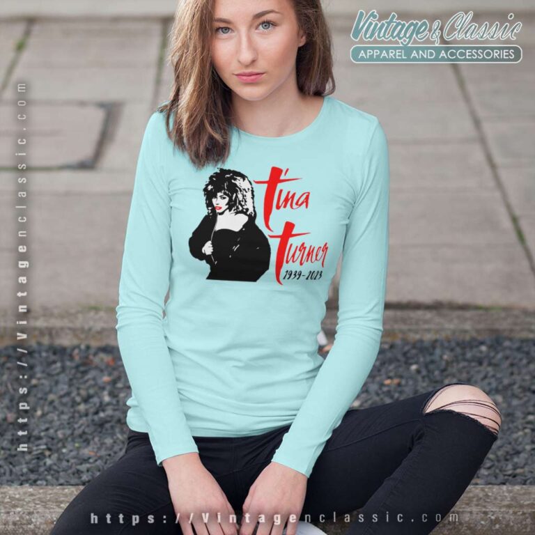 Tina Turner Queen Of Rock Long Sleeve Tee Tina Turner Queen Of Rock Long Sleeve Tee