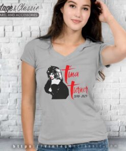Tina Turner Queen Of Rock V Neck TShirt