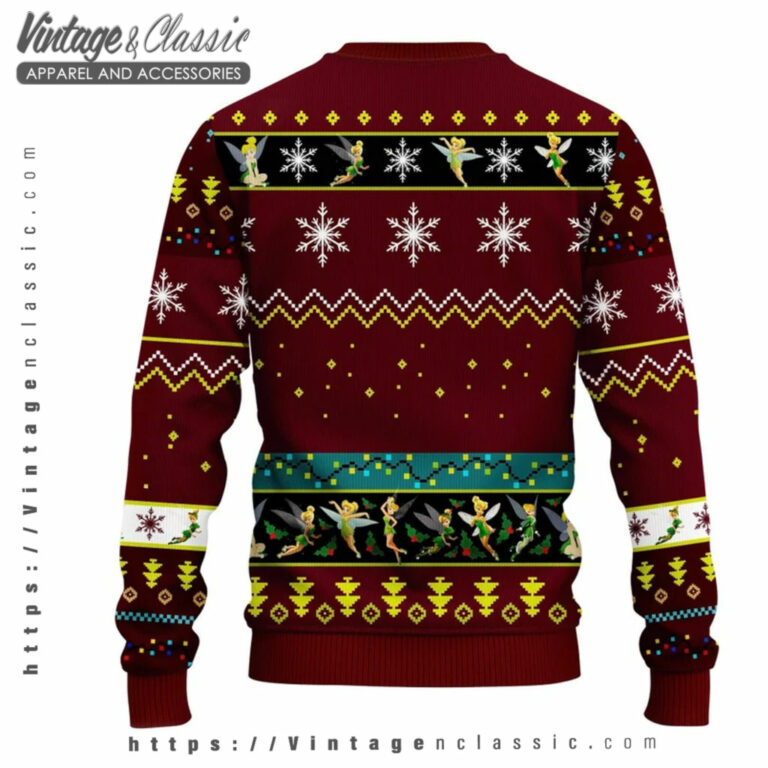 Tinker Bell Xmas Ugly Christmas Sweater back Ugly Sweater Tinker Bell Xmas Ugly Christmas Sweater back Ugly Sweater