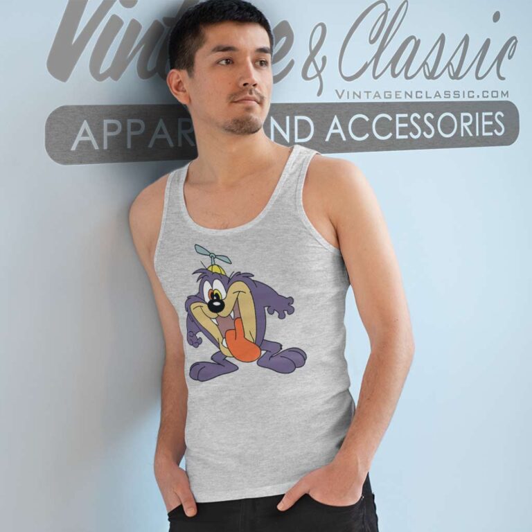 Tiny Toons Looney Tunes Tasmanian Devil Taz Tank Top Racerback Tiny Toons Looney Tunes Tasmanian Devil Taz Tank Top Racerback