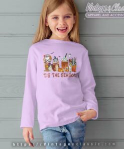 Tis the season bluey Halloween kids Longsleeves