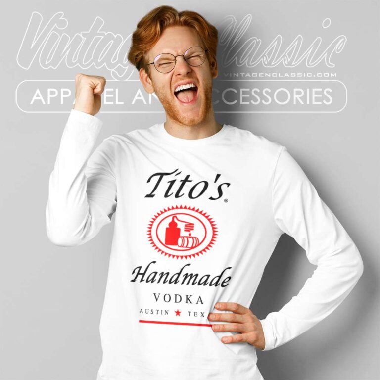 Titos Vodka Handmade Taster Long Sleeve Tee Titos Vodka Handmade Taster Long Sleeve Tee