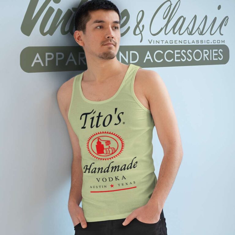 Titos Vodka Handmade Taster Tank Top Racerback Titos Vodka Handmade Taster Tank Top Racerback