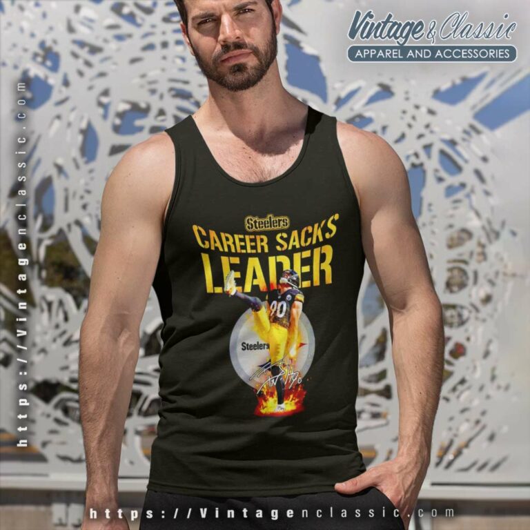 Tj Watt Shirt Pittsburgh Steelers Career Sacks Leader Tj Watt Signature Tank Top Racerback Tj Watt Shirt Pittsburgh Steelers Career Sacks Leader Tj Watt Signature Tank Top Racerback