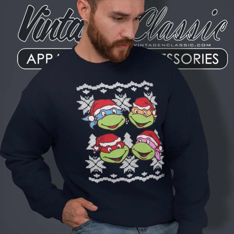 Tmnt Teenage Mutant Ninja Turtles Ugly Christmas Sweatshirt Tmnt Teenage Mutant Ninja Turtles Ugly Christmas Sweatshirt