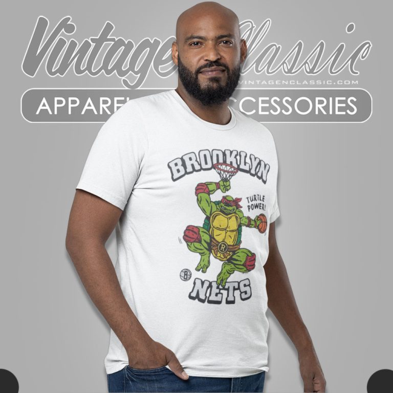 Tmnt Turtle Power X Brooklyn Nets T Shirt Tmnt Turtle Power X Brooklyn Nets T Shirt