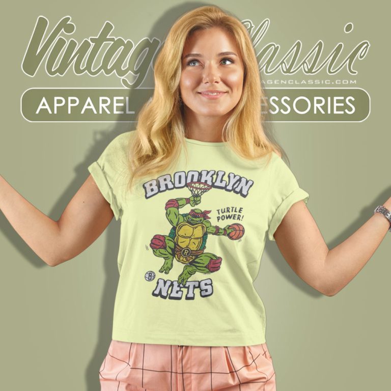 Tmnt Turtle Power X Brooklyn Nets Women T Shirt Tmnt Turtle Power X Brooklyn Nets Women T Shirt