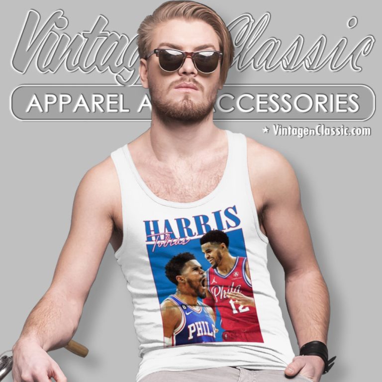 Tobias Harris Philadelphia 76ers Tank Top Racerback Tobias Harris Philadelphia 76ers Tank Top Racerback