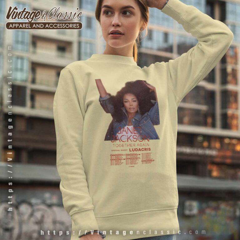 Together Again With Special Guest Ludacris Janet Jackson Sweatshirt Together Again With Special Guest Ludacris Janet Jackson Sweatshirt