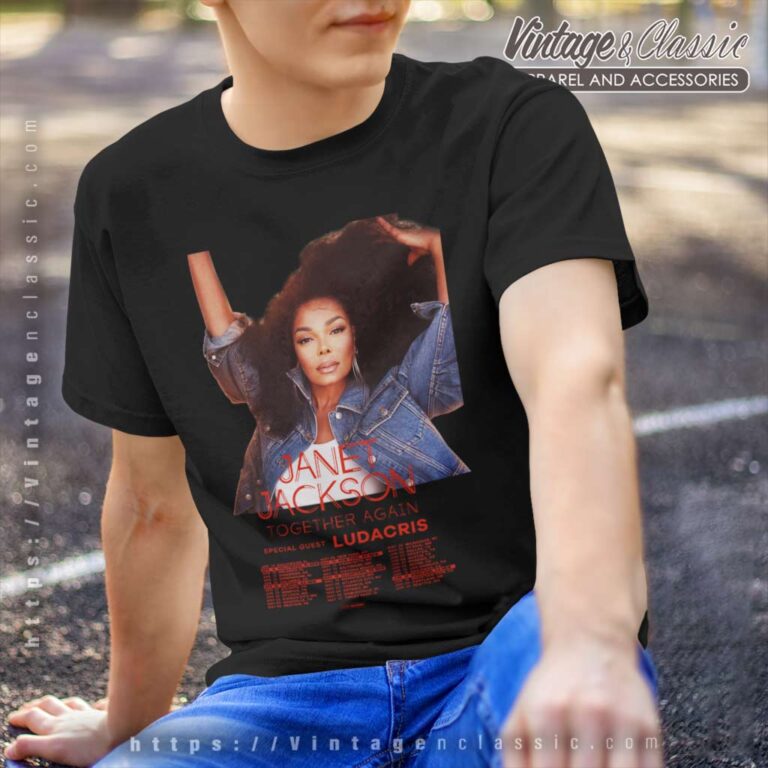 Together Again With Special Guest Ludacris Janet Jackson T Shirt Together Again With Special Guest Ludacris Janet Jackson T Shirt