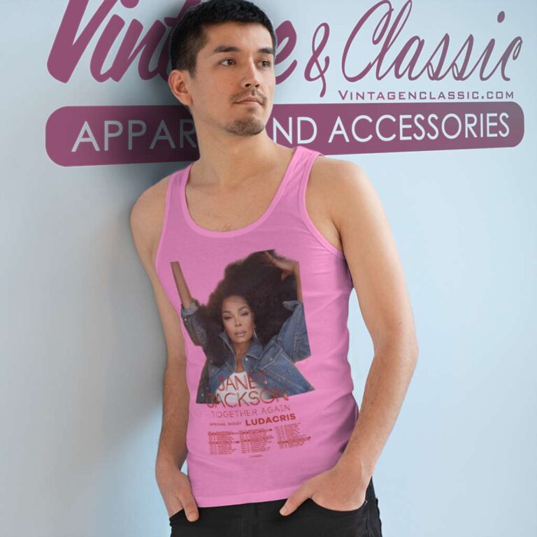 Together Again With Special Guest Ludacris Janet Jackson Tank Top Racerback Together Again With Special Guest Ludacris Janet Jackson Tank Top Racerback