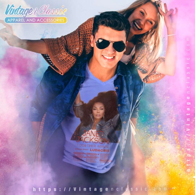 Together Again With Special Guest Ludacris Janet Jackson V Neck TShirt Together Again With Special Guest Ludacris Janet Jackson V Neck TShirt