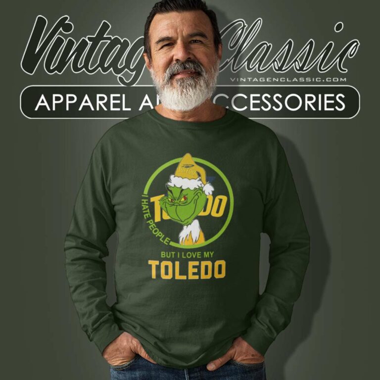 Toledo Rockets Ncaa Christmas Grinch Shirt I Hate People But I Love My Toledo Rockets Long Sleeve Tee Toledo Rockets Ncaa Christmas Grinch Shirt I Hate People But I Love My Toledo Rockets Long Sleeve Tee