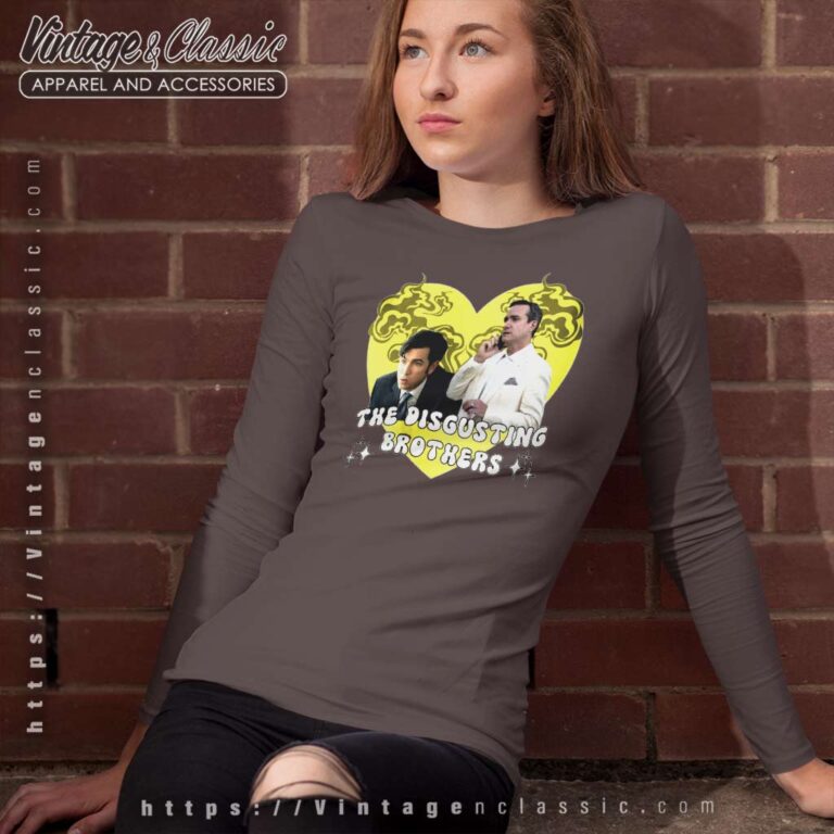 Tom And Greg Cousin Greg Succession Disgusting Brothers Movie Long Sleeve Tee Tom And Greg Cousin Greg Succession Disgusting Brothers Movie Long Sleeve Tee