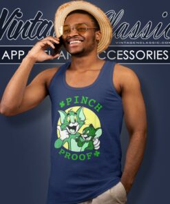Tom And Jerry Pinch Proof St Paddys Day Tank Top Racerback