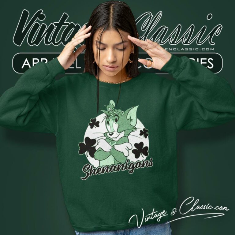 Tom And Jerry Shenanigans St Paddys Day Sweatshirt Tom And Jerry Shenanigans St Paddys Day Sweatshirt