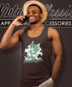 Tom And Jerry Shenanigans St Paddys Day Tank Top Racerback