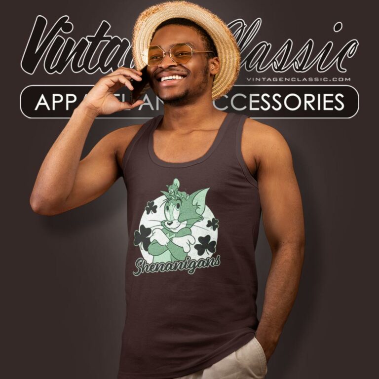 Tom And Jerry Shenanigans St Paddys Day Tank Top Racerback Tom And Jerry Shenanigans St Paddys Day Tank Top Racerback
