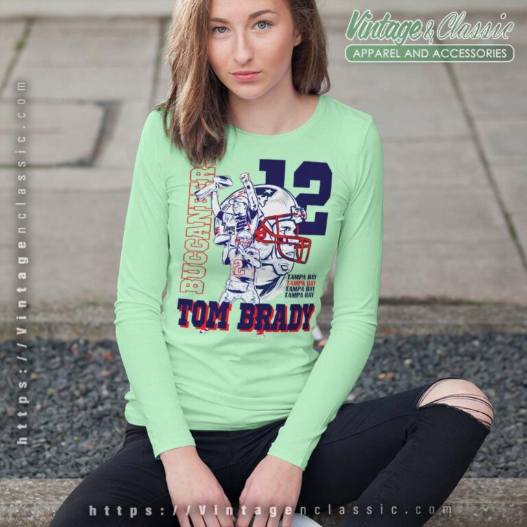 Tom Brady Tampa Bay Buccaneers Long Sleeve Tee Tom Brady Tampa Bay Buccaneers Long Sleeve Tee
