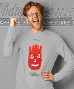 Tom Hanks Castaway Wilson 2000 Film Shirt Long Sleeve Tee