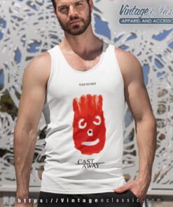 Tom Hanks Castaway Wilson 2000 Film Shirt Tank Top Racerback
