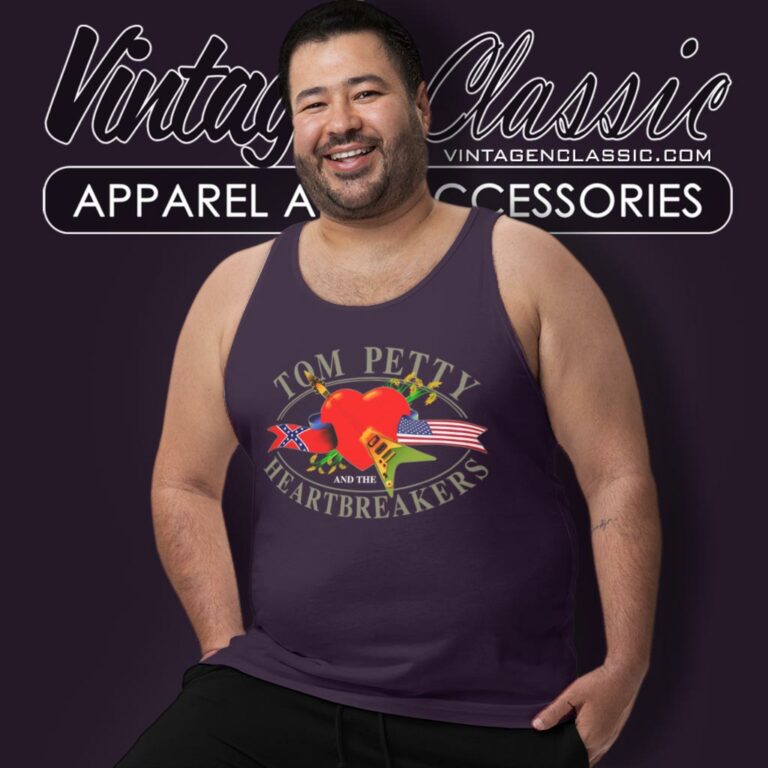 Tom Petty 1985 Concert Tank Top Racerback Tom Petty 1985 Concert Tank Top Racerback