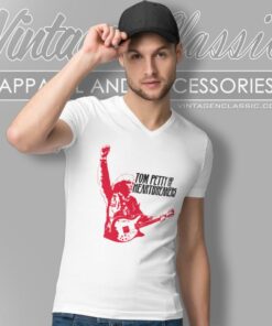 Tom Petty 2008 Usa Concert Shirt 5 Tom Petty 2008 Usa Concert V Neck TShirt