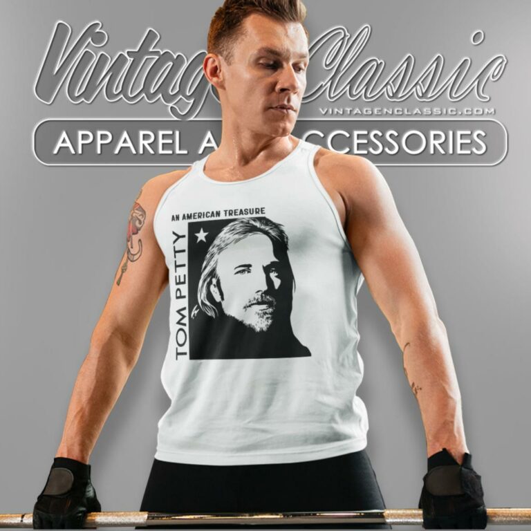 Tom Petty An American Treasure Tank Top Racerback Tom Petty An American Treasure Tank Top Racerback