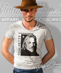 Tom Petty An American Treasure V Neck TShirt