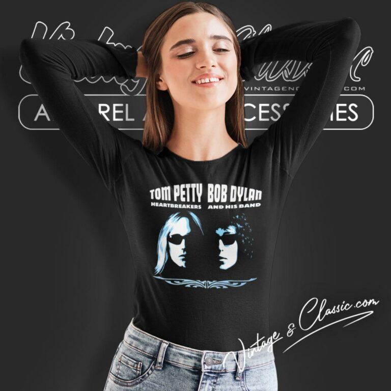 Tom Petty And Bob Dylan Concert Long Sleeve Tee Tom Petty And Bob Dylan Concert Long Sleeve Tee